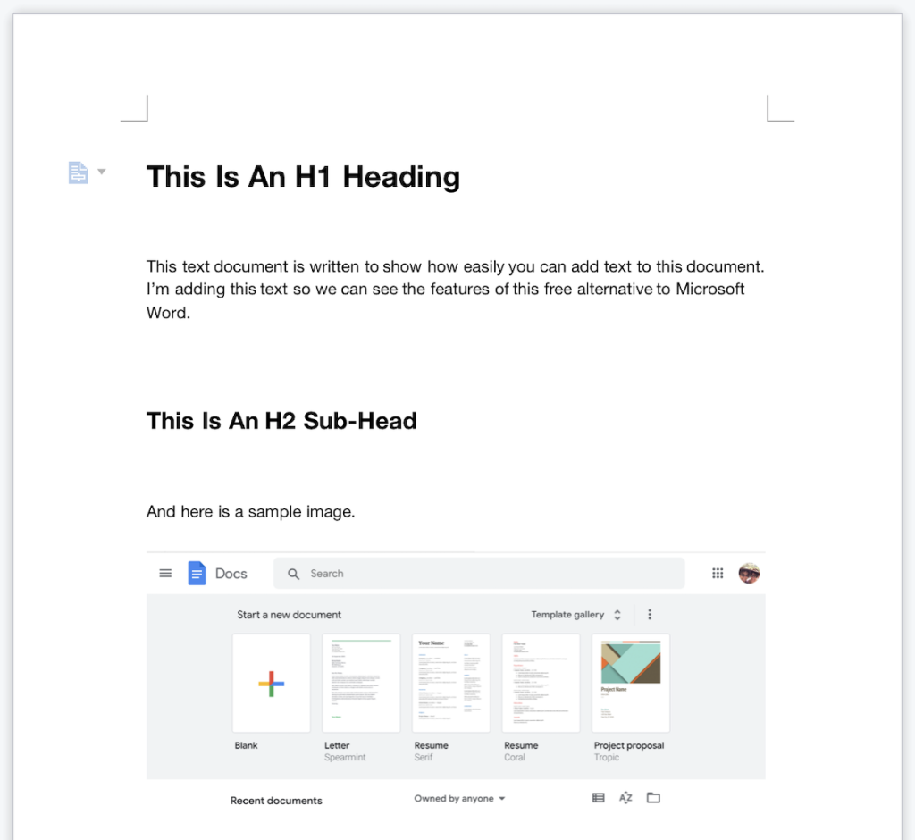 A sample WPS Office Document