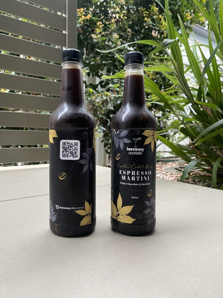 Two bottles of Hennessy Cocktails