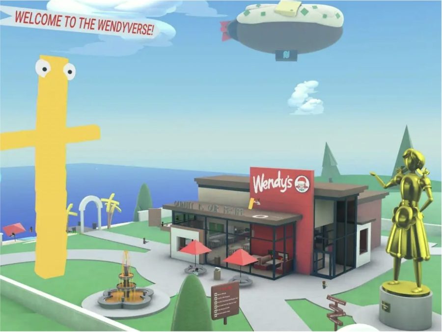 A graphic depiction of Wendy's metaverse