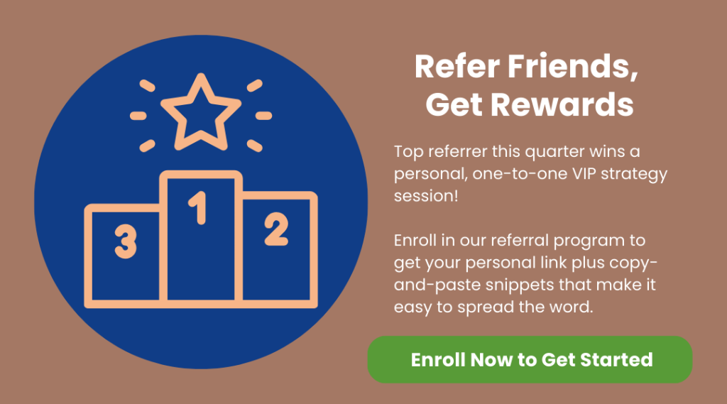 Sample copy for a referral sign-up incentive